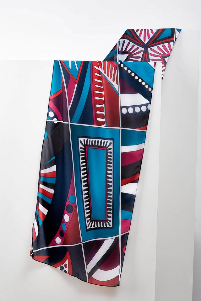   - Echarpe Gradient em mousseline de poliéster | 45x210cm- Scarf Me 