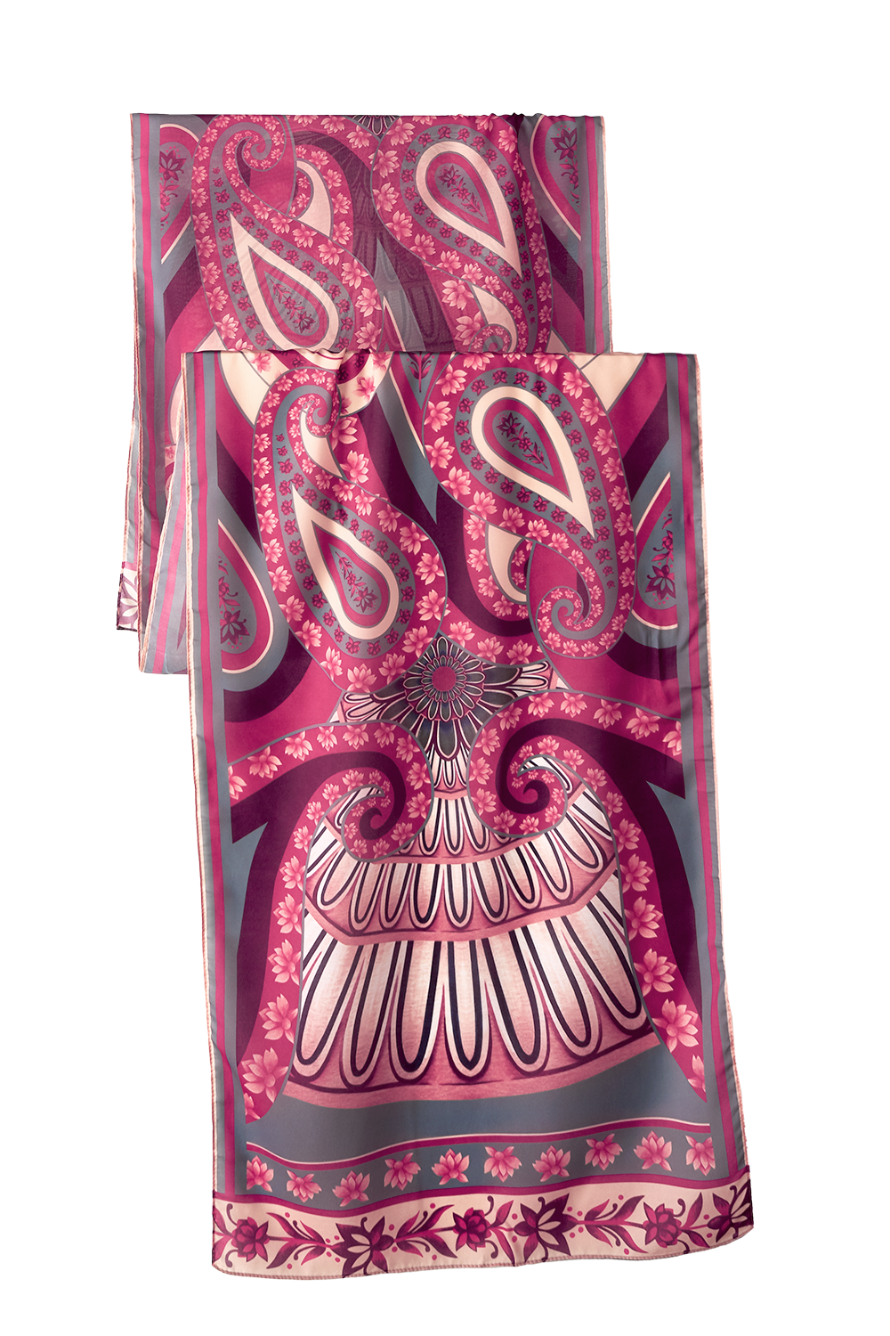   - Echarpe Poderio em mousseline de poliéster | 45x210cm- Scarf Me 