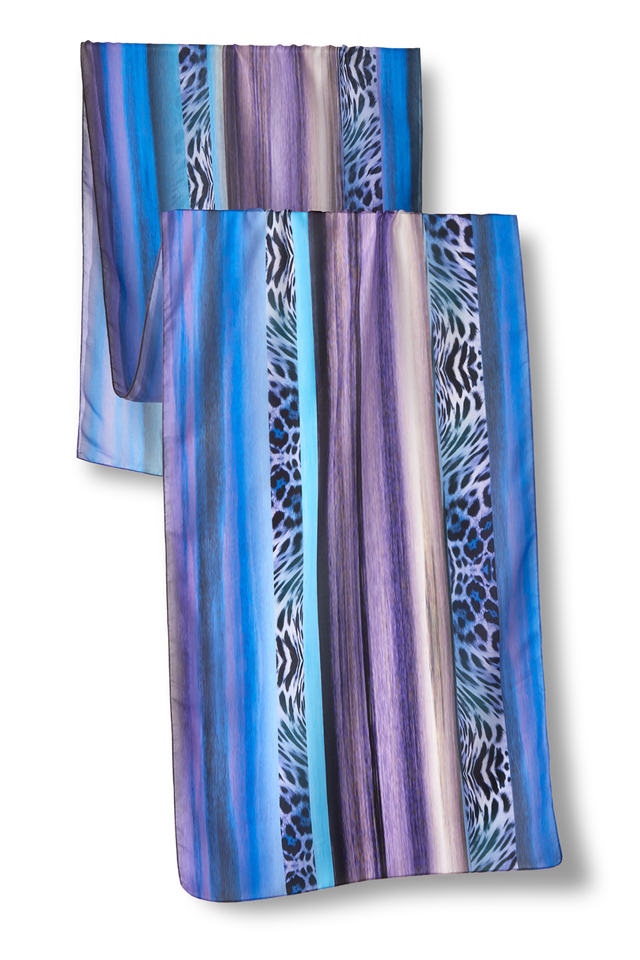   - Echarpe Praia em mousseline de poliéster | 45x210cm- Scarf Me 