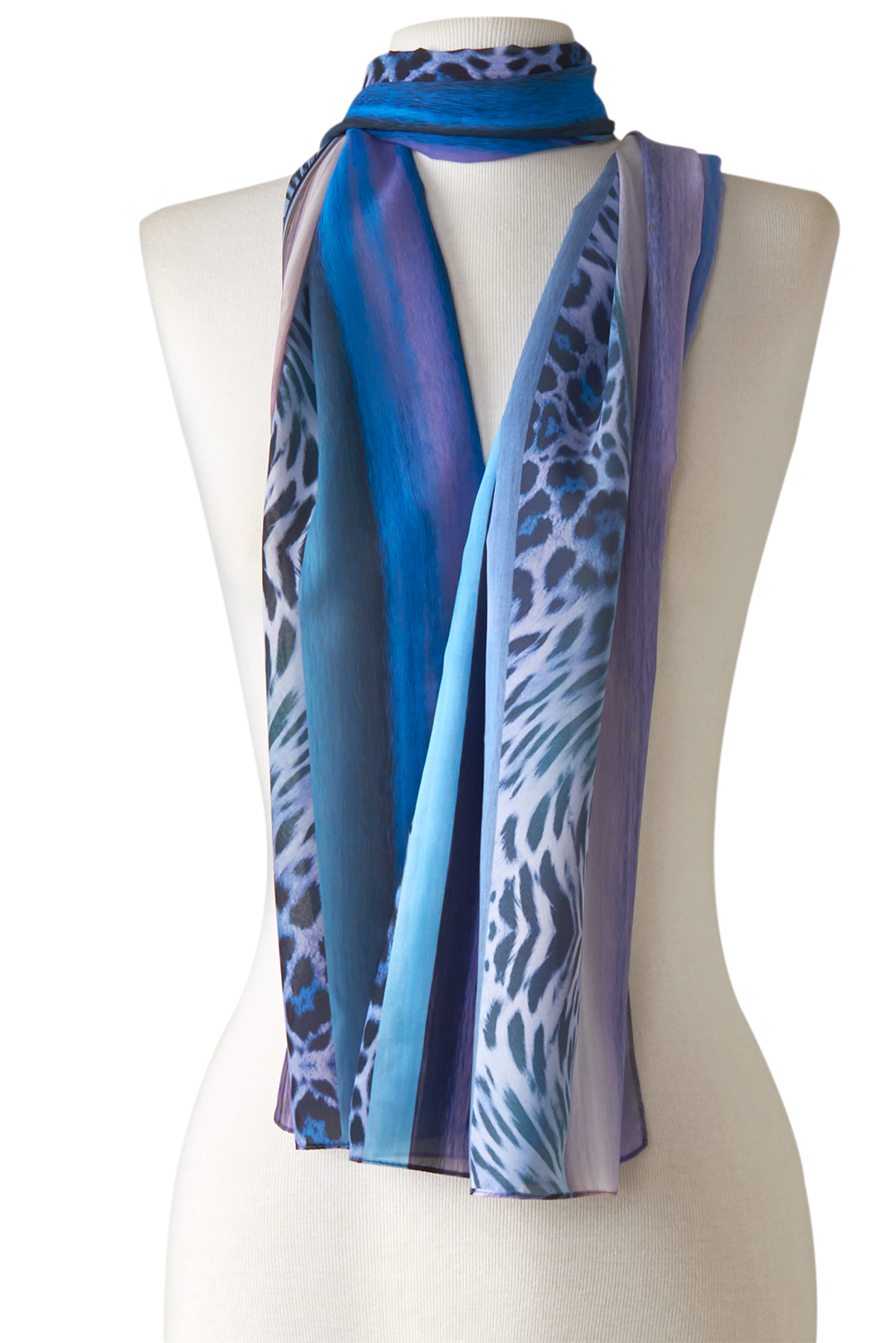   - Echarpe Praia em mousseline de poliéster | 45x210cm- Scarf Me 