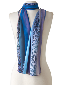   - Echarpe Praia em mousseline de poliéster | 45x210cm- Scarf Me 