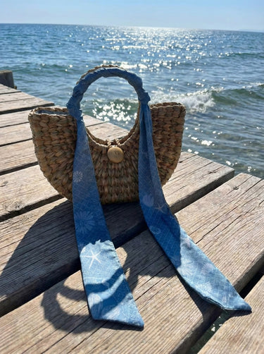 Bolsa Concha Ritos de Mar em palha