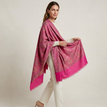 Pashmina Arabesco em modal com seda indiana | 066