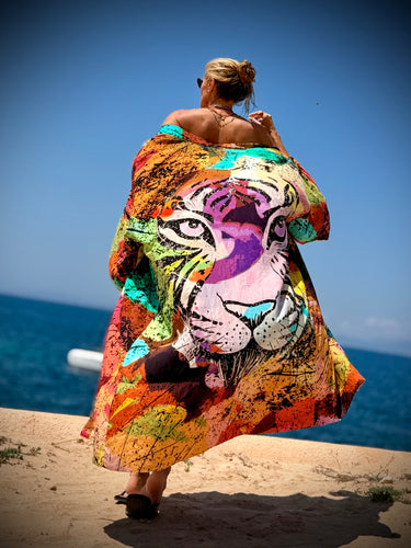 Kimono Tiger em linho