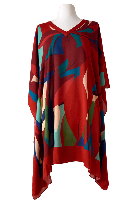   - Kaftan curto de viscose Julie- Scarf Me 