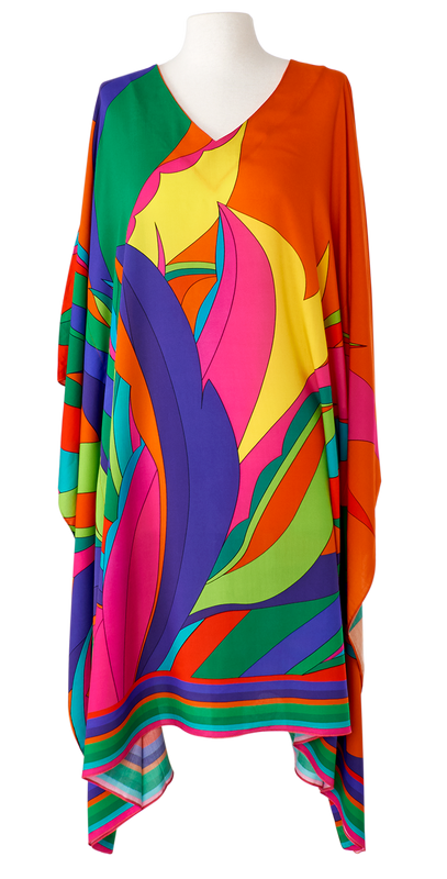   - Kaftan curto de viscose Neiva- Scarf Me 