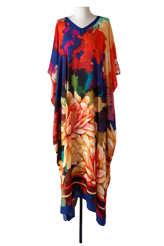   - Kaftan longo de viscose Hera- Scarf Me 