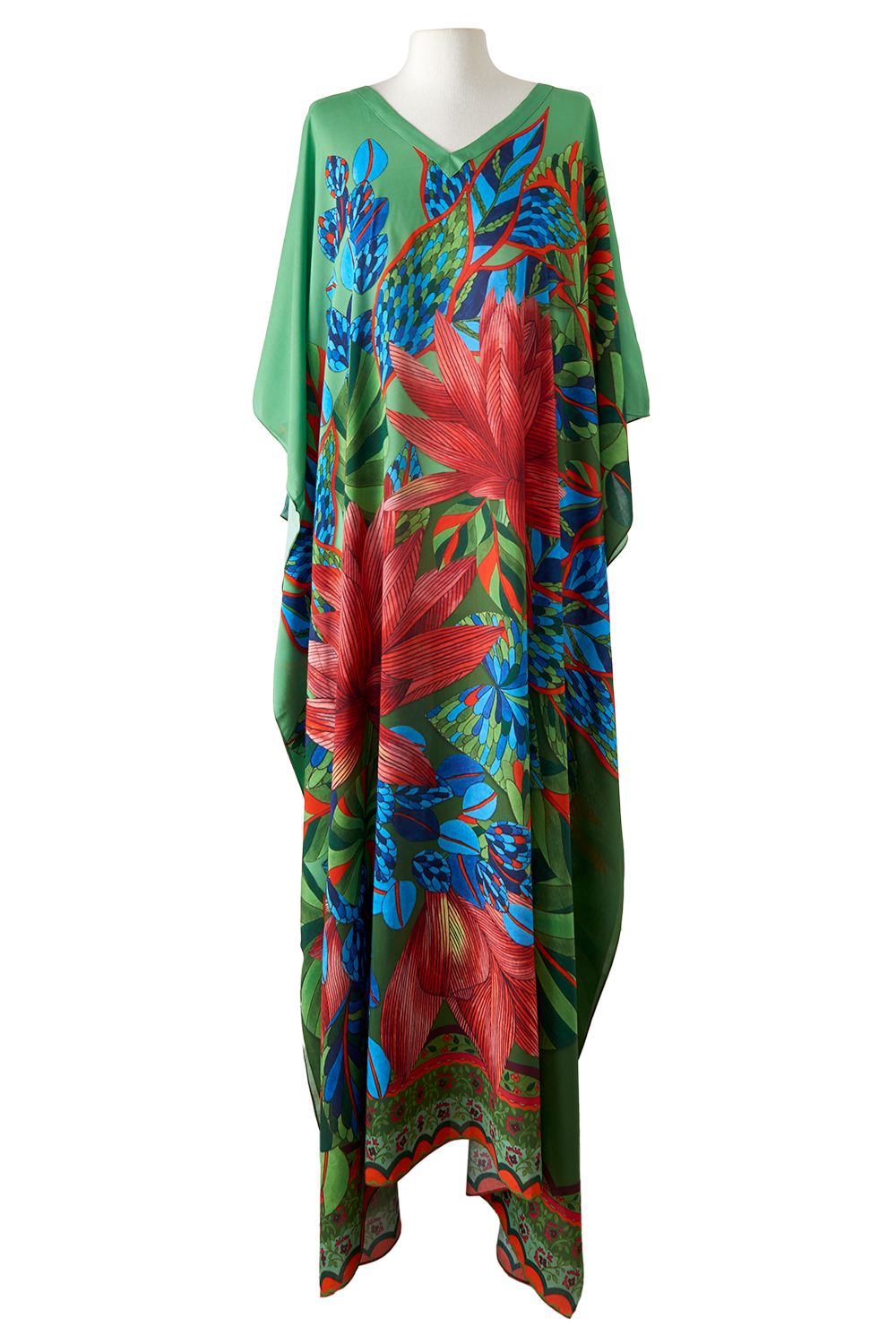   - Kaftan longo de viscose Pantanal- Scarf Me 