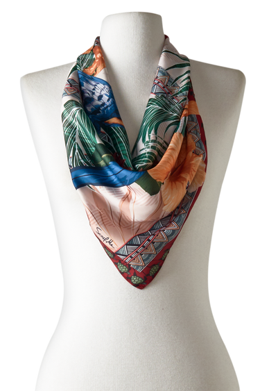   - LENÇO 70X70 GRETA  | CETIM POLIESTER- Scarf Me 