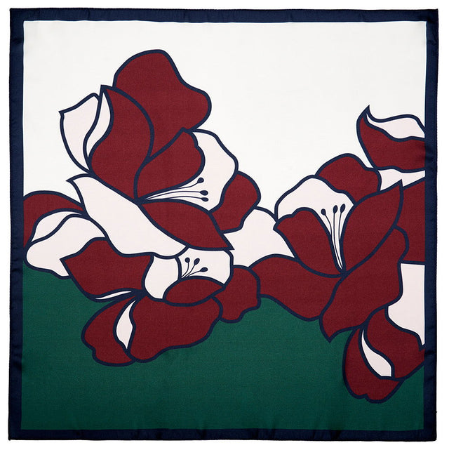   - LENÇO EMMA VERMELHO EM CETIM POLIÉSTER | 50X50CM- Scarf Me 