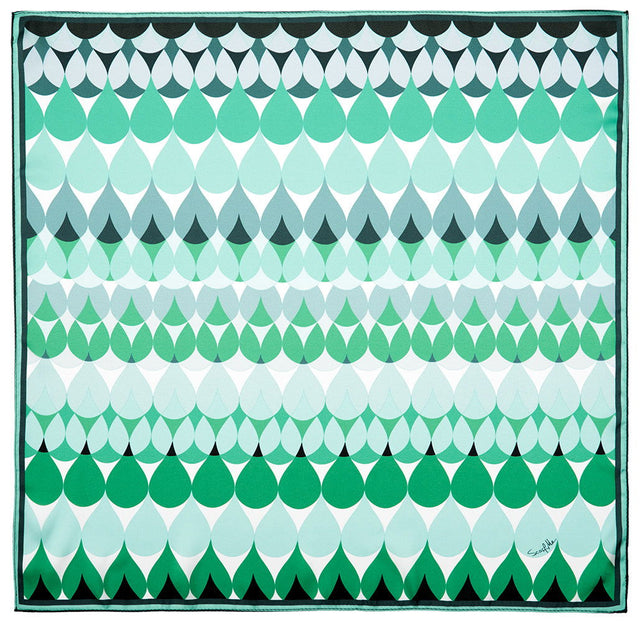   - LENÇO LÚCIA EM CETIM POLIÉSTER | 50X50CM- Scarf Me 