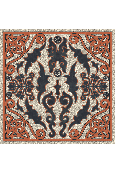 Lenço Chaps Western em cetim de poliéster | 90x90cm