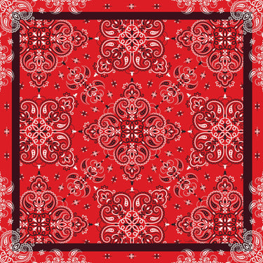 Estampa do lenço vermelho bandana Scarf Me