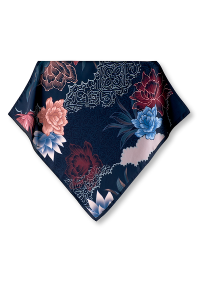   - Lenço Charming em cetim poliéster | 50x50cm- Scarf Me 