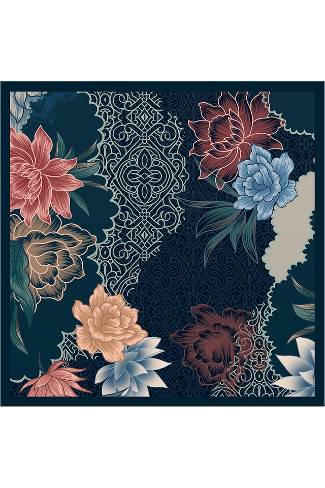   - Lenço Charming em cetim poliéster | 50x50cm- Scarf Me 