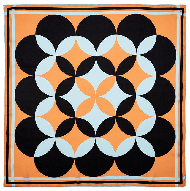   - Lenço Eleanor em cetim de poliéster | 50x50cm- Scarf Me 