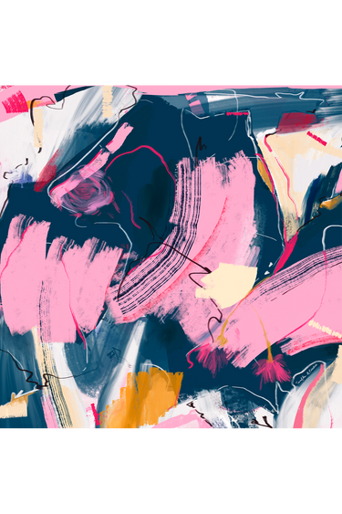 Lenço Enfrentamento em cetim de seda | 90x90cm