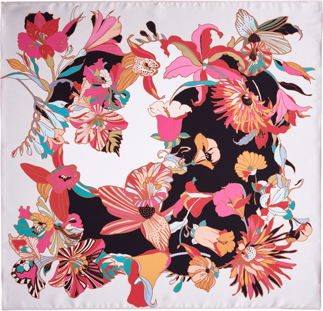   - Lenço Filipa em cetim poliéster | 50x50cm- Scarf Me 