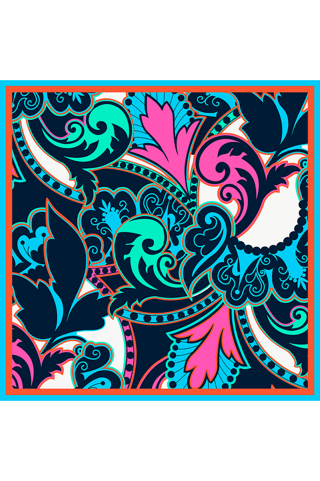   - Lenço Greta em cetim poliéster | 70x70cm- Scarf Me 