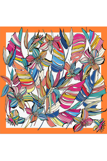   - Lenço Lívia em cetim poliéster | 50x50cm- Scarf Me 