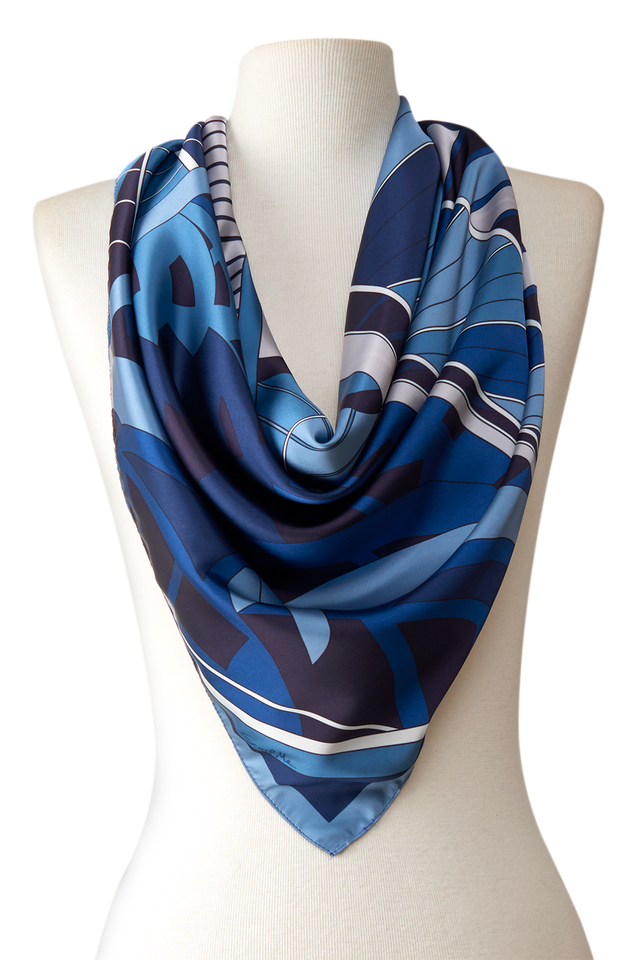   - Lenço Modern Dubai em cetim poliéster | 90x90cm- Scarf Me 