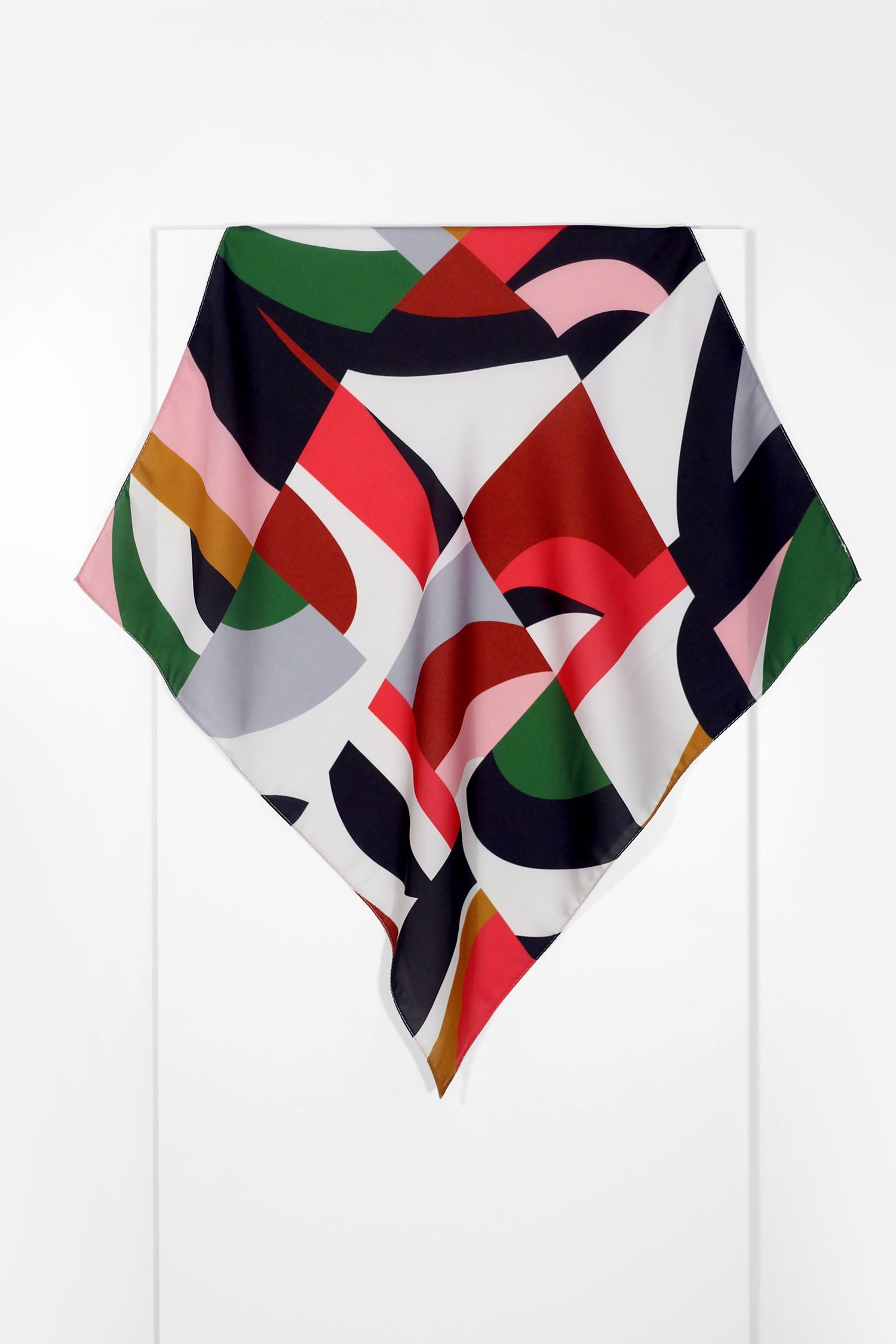   - Lenço Seventies em cetim poliéster | 50x50cm- Scarf Me 