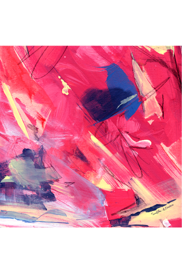 Lenço Submersa em cetim de seda | 40x40cm