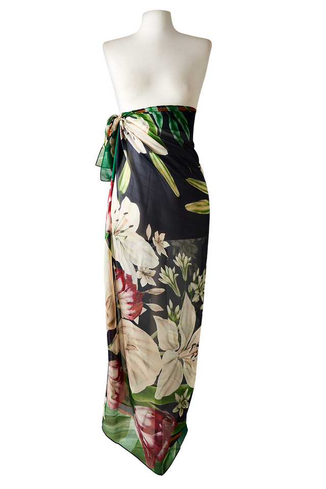   - Max lenço Daniela em mousseline de seda | 130x130cm- Scarf Me 