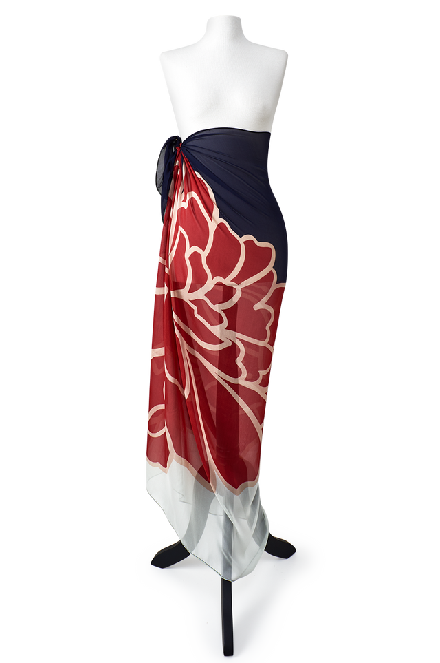   - Max lenço Viviane em mousseline de seda | 130x130cm- Scarf Me 