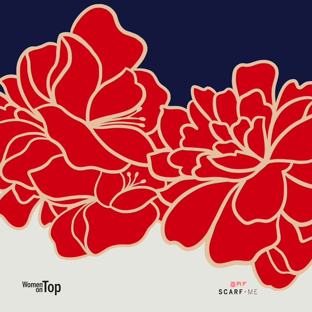   - Max lenço Viviane em mousseline de seda | 130x130cm- Scarf Me 