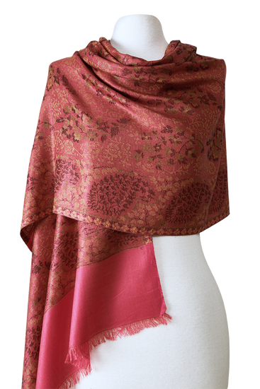 MODAL ARABESQUE PASHMINA WITH INDIAN SILK | 70X200CM 