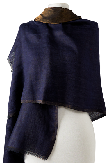  - PASHMINA CASHMERE SCARF ME DUPLA FACE  ZARI MARINHO- Scarf Me 