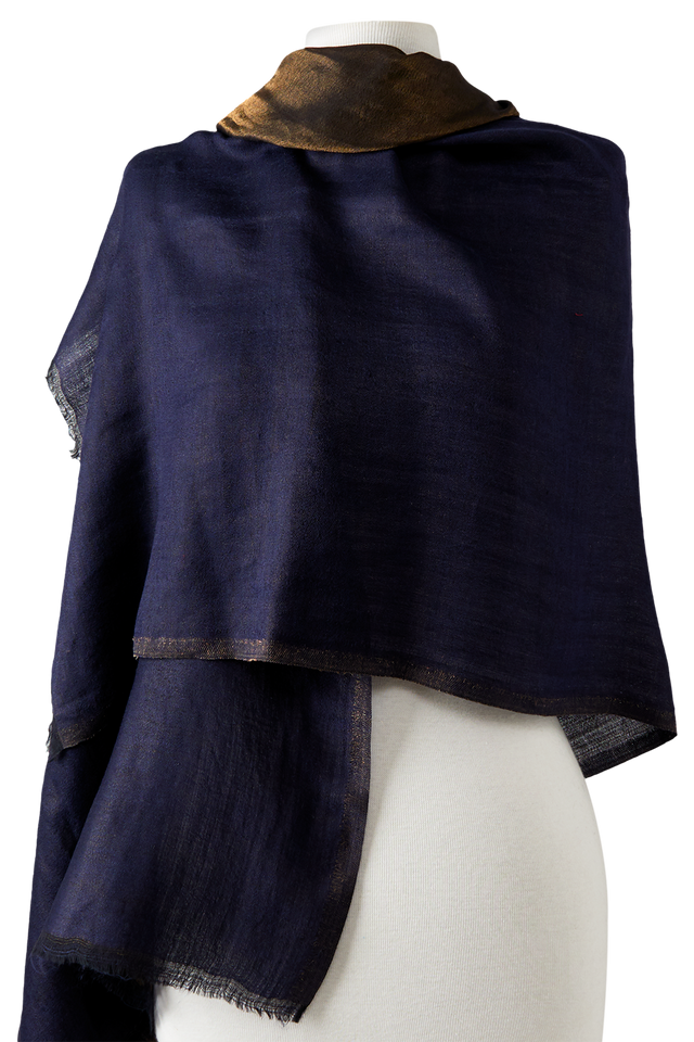   - PASHMINA CASHMERE SCARF ME DUPLA FACE  ZARI MARINHO- Scarf Me 
