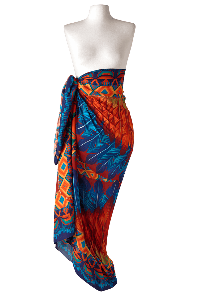   - Panneau Amazônia Indígena em viscose | 130x200cm- Scarf Me 