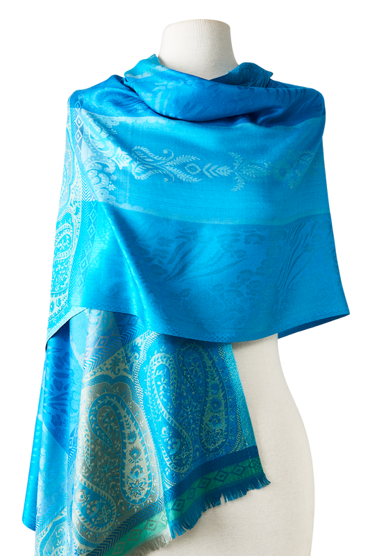   - Pashmina Arabesco modal com seda indiana- Scarf Me 