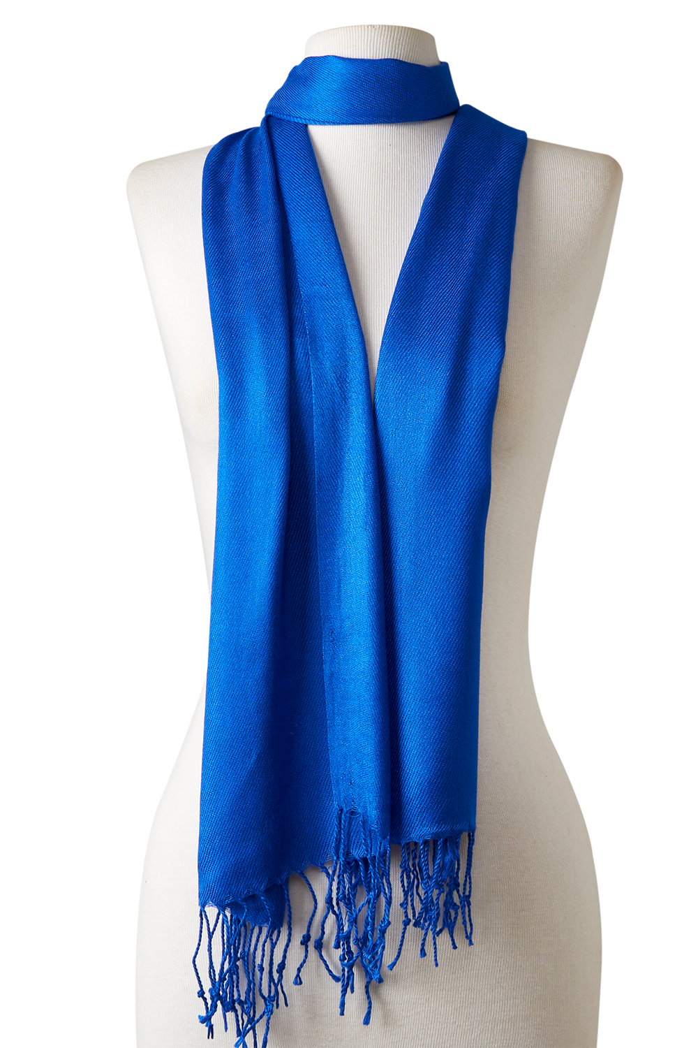   - Pashmina Leve de viscose azul royal | 35x180cm- Scarf Me 