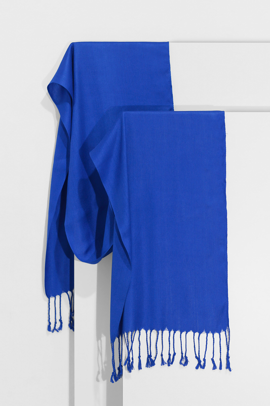   - Pashmina Leve de viscose azul royal | 35x180cm- Scarf Me 