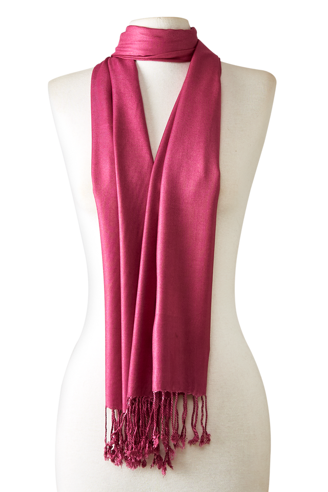   - Pashmina Leve de viscose fucsia | 35x180cm- Scarf Me 