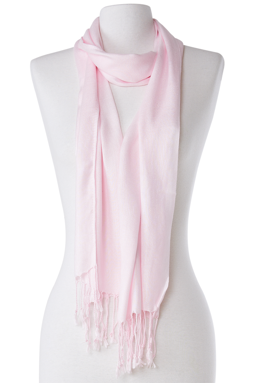   - Pashmina Leve de viscose rosa claro | 35x180cm- Scarf Me 