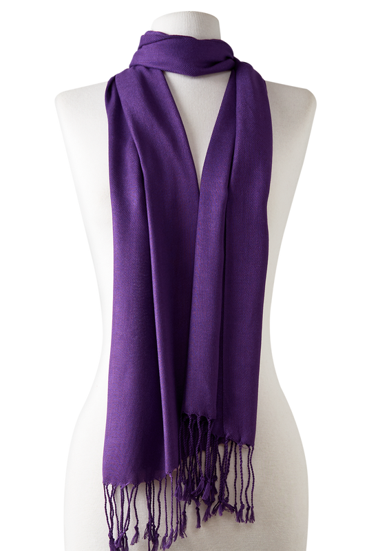   - Pashmina Leve de viscose roxo | 35x180cm- Scarf Me 