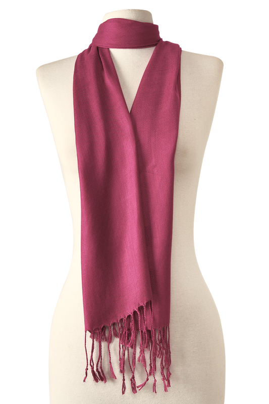   - Pashmina Leve de viscose uva | 35x180cm- Scarf Me 