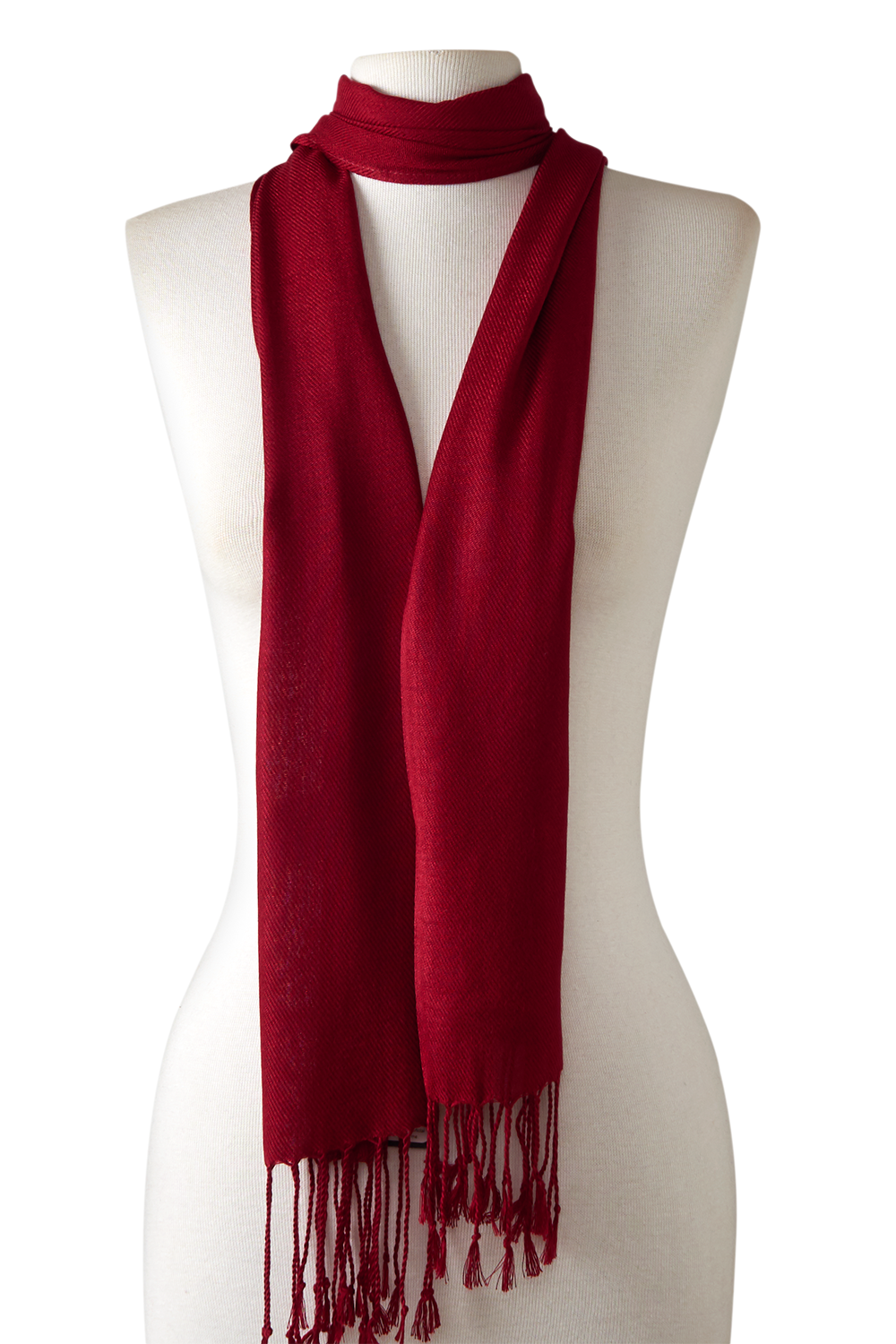   - Pashmina Leve de viscose vinho | 35x180cm- Scarf Me 