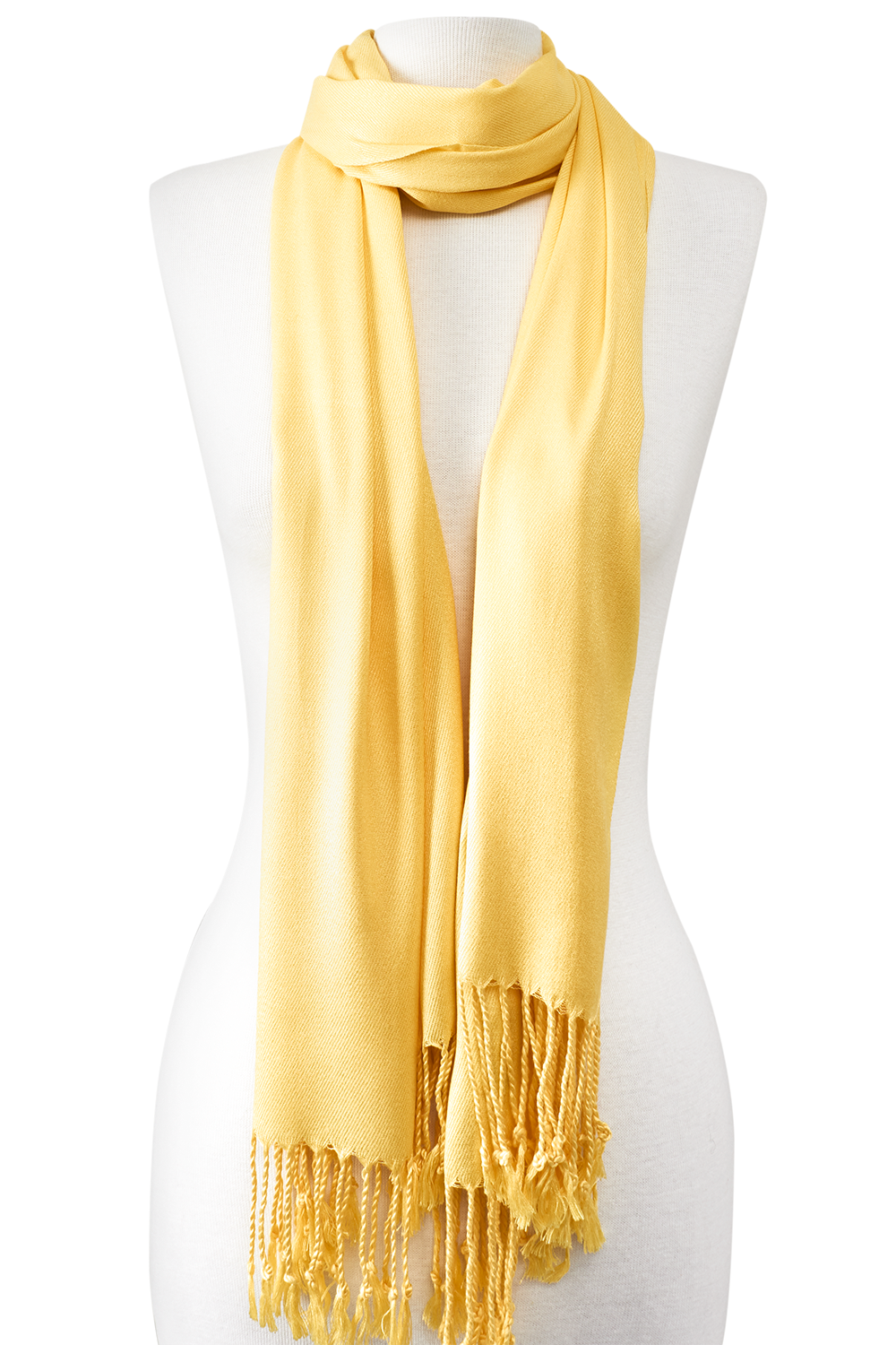 Yellow viscose pashmina | 70x180cm - Scarf Me
