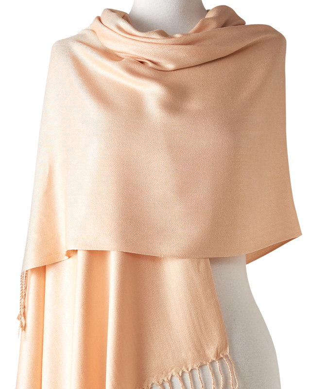   - Pashmina Lisa de viscose bege | 70x180cm- Scarf Me 