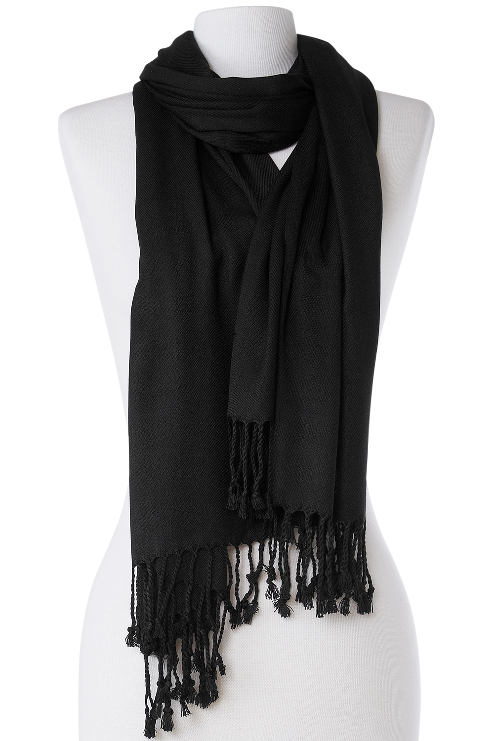 Écharpe Pashmina 100% Viscose Pour Homme - 70x200 Cm - Gris Anthracite - Léger Et Élégant Printemps/Été