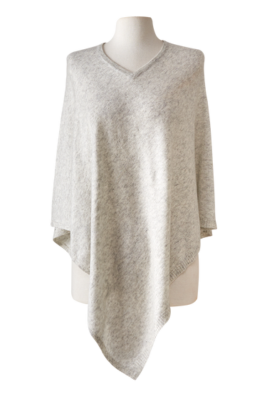   - Poncho de puro cashmere natural | único- Scarf Me 