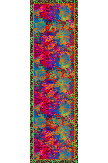 Echarpe Selvaggio em mousseline de seda | 60x210cm