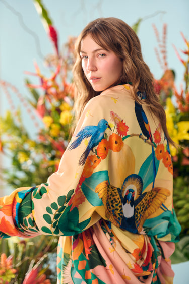 Tropical Enchantment Pareo in viscose | 130x200cm