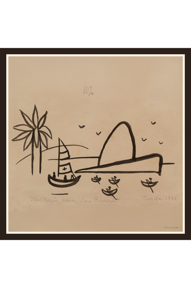 Lenço Pão de Açúcar em cetim de seda | 110x110cm