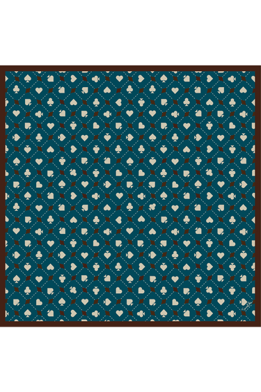 Bandana Cartas em algodão | 65x65cm